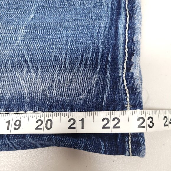 Rock Revival Womens Easy Crop Jeans Size 30 Blue - Picture 4 of 10